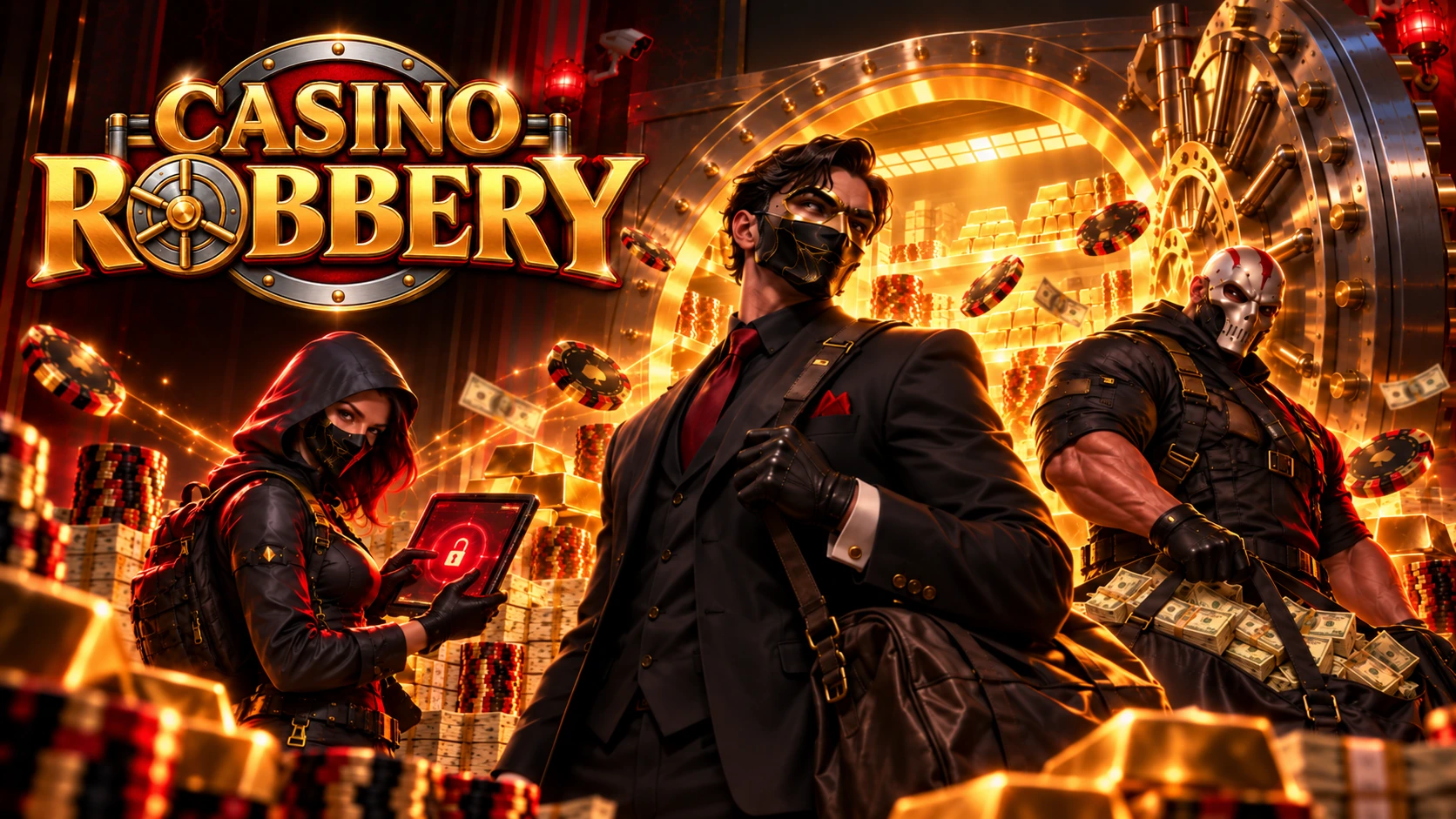 Casino Robbery launch system master artwork