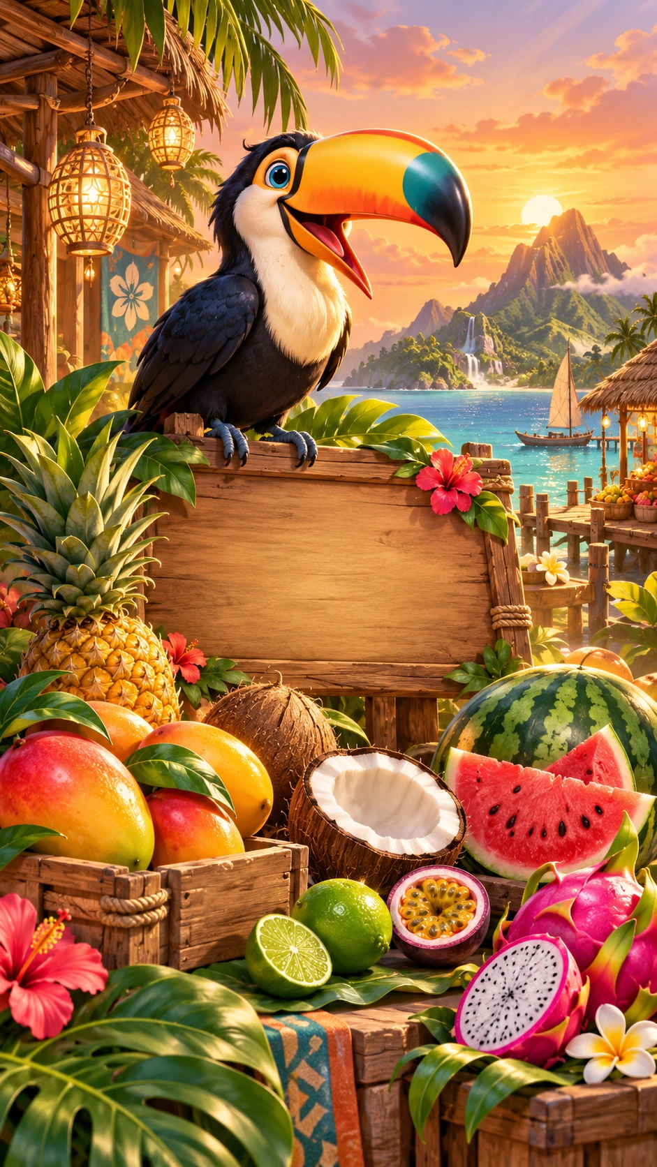 Island Harvest 9 by 16 vertical key art adaptation