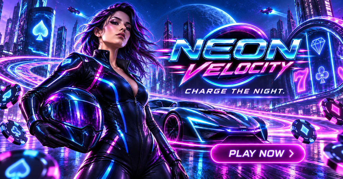 Neon Velocity Charge the Night campaign master artwork